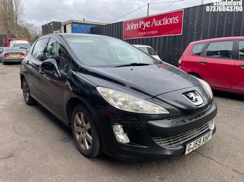 Location: Stapleford - 2009 PEUGEOT 308 SPORT HDI 5 Door Hatchback REG: GJ59XHP, Keys: Yes, MOT Expiry date: 04/11/2025, 1560 Diesel, 5 Speed Manual Diesel, Former Keepers: 3