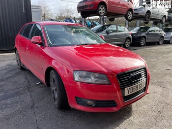 Location: Stapleford - 2009 AUDI A3 E SPORT TDI 5 Door Hatchback REG: YD59GEU, Keys: No, MOT Expiry date: 06/11/2026, 1896 Diesel, 5 Speed Manual Diesel, Former Keepers: 5