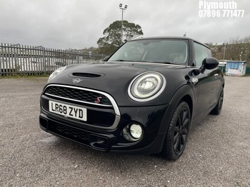 Location: Plymouth - 2018 MINI COOPER S 3 Door Hatchback REG: LR68ZYD, 1998cc Petrol, 6 Speed Manual Petrol, Former Keepers: 3, Keys: Yes, MOT Expiry date: 24/02/2026