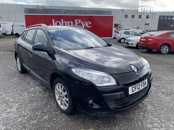 Location: South Wales - 2012 RENAULT MEGANE Estate REG: CF12FBA, Keys: No, MOT Expiry date: 04/09/2025, 1461 Diesel, 5 speed manual, Former Keepers: 4