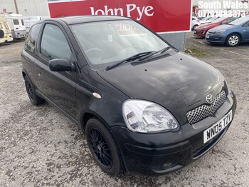 Location: South Wales - 2005 TOYOTA YARIS T SPIRIT 3 Door Hatchback REG: WN05TZV, Keys: No, MOT Expiry date: 04/11/2025, 1299 Petrol, 5 Speed Manual Petrol, Former Keepers: 6
