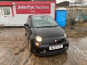 Location: Hull - 2012 ABARTH 500 3 Door Hatchback REG: NL12VJV, Keys: Yes, MOT Expiry date: 14/08/2025, 1368 Petrol, 5 Speed Manual Petrol, Former Keepers: 4