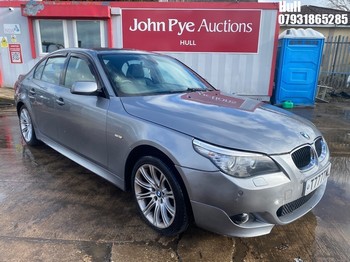 Location: Hull - 2007 BMW 520D M SPORT 4 Door Saloon REG: T777TML, Keys: No, MOT Expiry date: 18/02/2026, 1995 Diesel, 6 Speed Manual Diesel, Former Keepers: 11