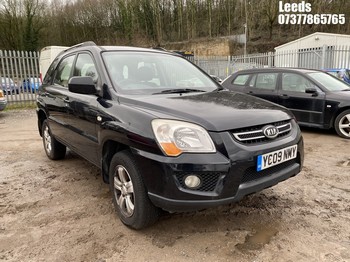 Location: Leeds - 2009 KIA SPORTAGE XE CRDI 2WD Estate REG: YC09NMY, Keys: No, MOT Expiry date: 27-03-2025, 1991 Diesel, 6 Speed Manual Diesel, Former Keepers: 5