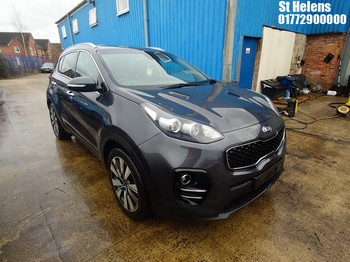 Location: St Helens - 2016 Kia Sportage 3 Isg Crdi 5 Door SUV REG: AJ65JZT, Keys: Yes, MOT Expiry date: 22/02/2026, 1685 CC Diesel, 6 Speed Manual Diesel, Former Keepers: 1