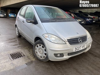 Location: Hayes - 2007 MERCEDES A150 CLASSIC SE CVT 5 Door Hatchback REG: DG07YPC, Keys: No, MOT Expiry date: 04/01/2026, 1498 Petrol, Variable Speed Auto Petrol, Former Keepers: 6