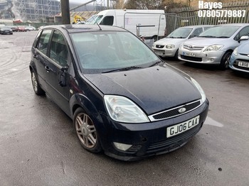 Location: Hayes - 2006 FORD FIESTA GHIA 5 Door Hatchback REG: GJ06CAA, Keys: No, MOT Expiry date: 26/07/2024, 1596 Petrol, 5 Speed Manual Petrol, Former Keepers: 12