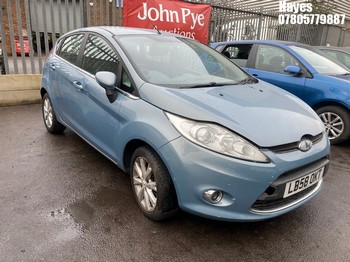 Location: Hayes - 2009 FORD FIESTA ZETEC 82 5 Door Hatchback REG: LB58OKT, Keys: No, MOT Expiry date: 02/03/2026, 1242 Petrol, 5 Speed Manual Petrol, Former Keepers: 6