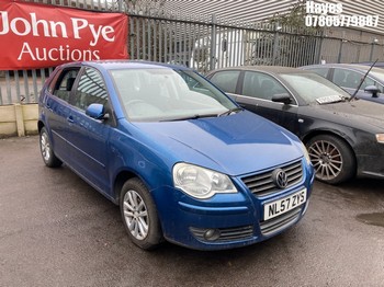 Location: Hayes - 2007 VOLKSWAGEN POLO S 80 AUTO 5 Door Hatchback REG: NL57ZYS, Keys: No, MOT Expiry date: 12/12/2025, 1390 Petrol, 6 Speed Auto Petrol, Former Keepers: 4