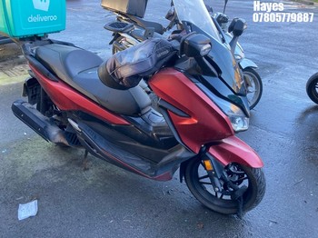 Location: Hayes - 2020 HONDA NSS 125 AD-K Motorcycle REG: DA20GZN, Keys: No, MOT Expiry date: 11/01/2025, 125 Petrol, AUTOMATIC, Former Keepers: 8
