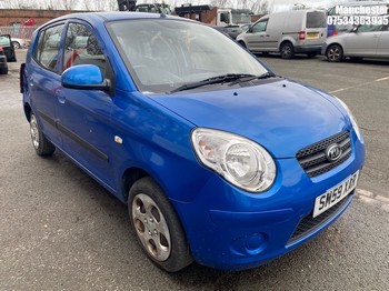 Location: Manchester - 2010 KIA PICANTO STRIKE 5 Door Hatchback REG: SM59XAR, 1086 Petrol, 5 Speed Manual Petrol, Former Keepers: 3, Keys: No, MOT Expiry date: 28/11/2025