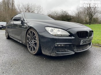 Location: Birmingham - 2013 BMW 640D M SPORT GRAN COUPE A Coupe REG: SH13KKB, 2993cc Diesel, 8 Speed Auto Diesel, Former Keepers: 9, Keys: Yes, MOT Expiry date: 20/07/2026