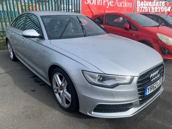 Location: Belvedere - 2012 AUDI A6 S LINE TDI 4 Door Saloon REG: YR62LZG, Keys: No, MOT Expiry date: 07.04.2025, 1968 Diesel, 6 Speed Manual Diesel, Former Keepers: 3