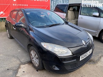 Location: Belvedere - 2010 RENAULT MEGANE GENERATION VVT 5 Door Hatchback REG: SG60LVU, Keys: No, MOT Expiry date: 10/12/2025, 1598 Petrol, 5 Speed Manual Petrol, Former Keepers: 6