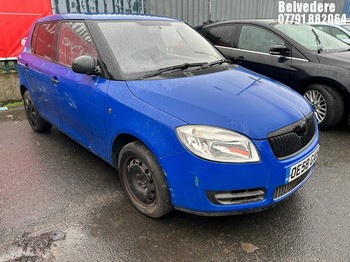 Location: Belvedere - 2009 SKODA FABIA 1 HTP 60 5 Door Hatchback REG: OE58GAU, Keys: No, MOT Expiry date: 27/02/2026, 1198 Petrol, 5 Speed Manual Petrol, Former Keepers: 4