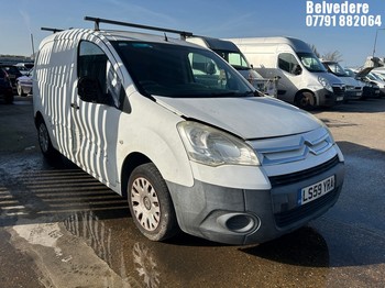 Location: Belvedere - 2009 CITROEN BERLINGO 625 LX HDI 75 Panel Van REG: LS59YRA, Keys: No, MOT Expiry date: 29/10/2025, 1560 Diesel, 5 Speed Manual Diesel, Former Keepers: 5