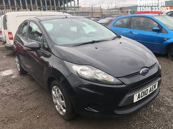 Location: Edinburgh - 2010 FORD FIESTA EDGE 60 5 Door Hatchback REG: AO10AEM, Keys: No, MOT Expiry date: 23/12/2026, 1242 Petrol, 5 Speed Manual Petrol, Former Keepers: 3