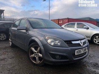 Location: Edinburgh - 2008 VAUXHALL ASTRA SRI CDTI 120 8V A 5 Door Hatchback REG: KB57UOR, Keys: No, MOT Expiry date: 12/09/2025, 1910 Diesel, 6 Speed Auto Diesel, Former Keepers: 6