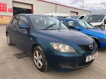 Location: Edinburgh - 2007 MAZDA 3 TS 5 Door Hatchback REG: SL07HCK, Keys: No, MOT Expiry date: 01/03/2025, 1598 Petrol, 5 Speed Manual Petrol, Former Keepers: 3