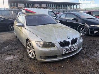 Location: Edinburgh - 2006 BMW 325I SE Coupe REG: SF56SRX, Keys: No, MOT Expiry date: 11/03/2020, 2497 Petrol,, Former Keepers: 3