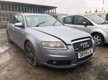 Location: Edinburgh - 2006 AUDI A6 TDI S LINE Estate REG: OE55LVL, Keys: No, MOT Expiry date: 11/07/2025, 1968 Diesel, 6 Speed Manual Diesel, Former Keepers: 5