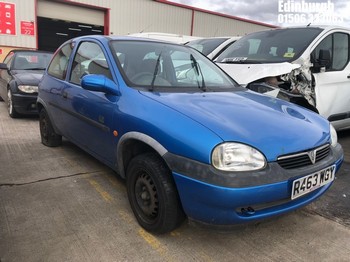 Location: Edinburgh - 1998 VAUXHALL CORSA BREEZE HI-TORQ AUTO 3 Door Hatchback REG: R463WGY, Keys: No, MOT Expiry date: 31/07/2026, 1389 Petrol, 4 Speed Auto Petrol, Former Keepers: 7