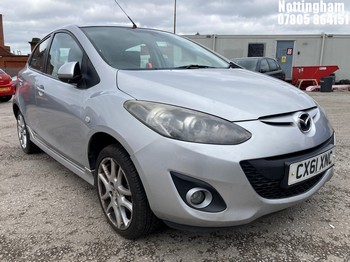 Location: Nottingham - 2011 MAZDA 2 SPORT D 5 Door Hatchback REG: CX61XNC, Keys: No, MOT Expiry date: 02/12/2025, 1560 Diesel, 5 Speed Manual Diesel, Former Keepers: 8