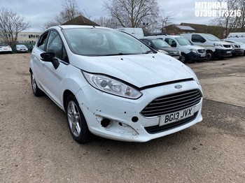 Location: Mitcham - 2013 FORD FIESTA ZETEC 5 Door Hatchback REG: BG13JVX, Keys: No, MOT Expiry date: 21/07/2026, 998 Petrol, 5 Speed Manual Petrol, Former Keepers: 5