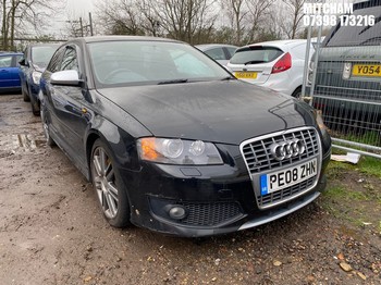 Location: Mitcham - 2008 AUDI S3 TFSI QUATTRO 3 Door Hatchback REG: PE08ZHN, Keys: No, MOT Expiry date: 23/12/2026, 1984 Petrol, 6 Speed Manual Petrol, Former Keepers: 9