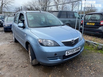 Location: Mitcham - 2005 MAZDA 2 CAPELLA SEMI-AUTO 5 Door Hatchback REG: GY55RNN, Keys: No, MOT Expiry date: 01/07/2025, 1400 Petrol, 5 Speed Semi Auto Petrol, Former Keepers: 7