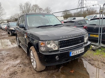Location: Mitcham - 2004 LAND ROVER RANGE ROVER Estate REG: RG53HAA, Keys: No, MOT Expiry date: 07/07/2024, 4398 Petrol, Automatic, Former Keepers: 3