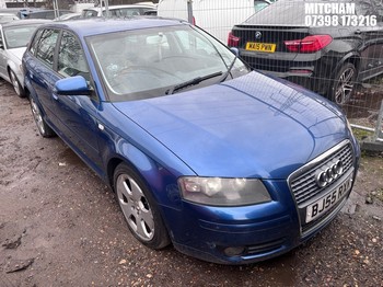 Location: Mitcham - 2005 AUDI A3 T FSI AUTO 5 Door Hatchback REG: BJ55RXK, Keys: No, MOT Expiry date: 05/12/2025, 1984 Petrol, 6 Speed Auto Petrol, Former Keepers: 6