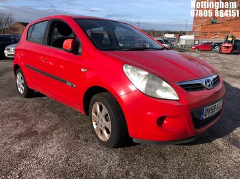 Location: Nottingham - 2009 HYUNDAI I20 COMFORT 5 Door Hatchback REG: OV59KDZ, Keys: No, MOT Expiry date: 22/01/2024, 1248 Petrol, 5 Speed Manual Petrol, Former Keepers: 3