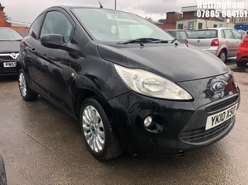 Location: Nottingham - 2010 FORD KA ZETEC 3 Door Hatchback REG: YK10XSO, Keys: No, MOT Expiry date: 21/11/2025, 1242 Petrol, 5 Speed Manual Petrol, Former Keepers: 5