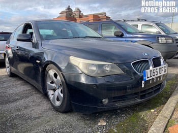 Location: Nottingham - 2005 BMW 520D SE 4 Door Saloon REG: LD55OFG, Keys: No, MOT Expiry date: 06/05/2025, 1995 Diesel, 6 Speed Manual Diesel, Former Keepers: 3