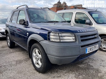 Location: Nottingham - 2002 LAND ROVER FREELANDER Light 4X4 Utility REG: LN51TFA, Keys: No, MOT Expiry date: 05/02/2026, 1951 Diesel, Automatic, Former Keepers: 7