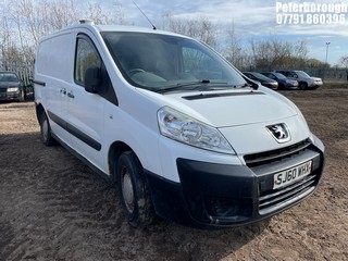 Location: Peterborough - 2010 PEUGEOT EXPERT PROFESSIONAL HDI Panel Van REG: SJ60WHX, Keys: No, MOT Expiry date: 15/07/2025, 1560 Diesel, 5 Speed Manual Diesel, Former Keepers: 7