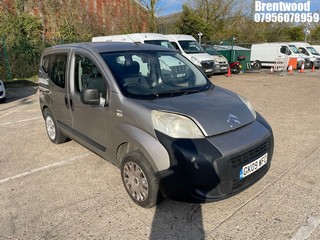 Location: Brentwood - 2009 CITROEN NEMO MULTISPACE 8V MPV REG: GK09WFC, Keys: No, MOT Expiry date: 21/07/2026, 1360 Petrol, 5 Speed Manual Petrol, Former Keepers: 7