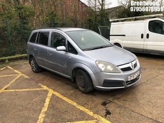 Location: Brentwood - 2007 VAUXHALL ZAFIRA LIFE CDTI 120 AUTO MPV REG: OY57CJE, Keys: No, MOT Expiry date: 12/07/2025, 1910 Diesel, 6 Speed Auto Diesel, Former Keepers: 7