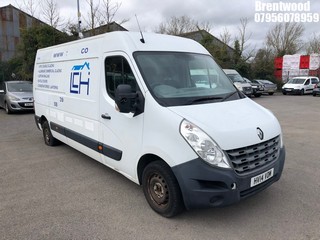 Location: Brentwood - 2014 RENAULT MASTER LM35 DCI 125 Panel Van REG: HV14VOM, Keys: No, MOT Expiry date: 02/11/2024, 2299 Diesel, 6 Speed Manual Diesel, Former Keepers: 2