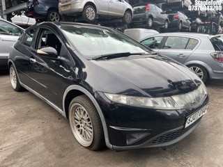 Location: Stapleford - 2007 HONDA CIVIC SE I-DSI 5 Door Hatchback REG: SJ07OVU, Keys: Yes, MOT Expiry date: 08/01/2027, 1339 Petrol, 6 Speed Manual Petrol, Former Keepers: 6