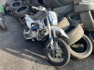 Location: Stapleford - BRZ MX54 M/CYCLE REG: OFFROAD BIKE279, Keys: No, MOT Expiry date:, 140CC PETROL, MANUAL, Former Keepers: