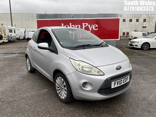 Location: South Wales - 2010 FORD KA ZETEC 3 Door Hatchback REG: FV10EDP, Keys: No, MOT Expiry date: 13/09/2025, 1242 Petrol, 5 Speed Manual Petrol, Former Keepers: 11