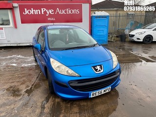 Location: Hull - 2006 PEUGEOT 207 S 3 Door Hatchback REG: RE56MPO, Keys: Required, MOT Expiry date: 30/10/2025, 1360 Petrol, 5 Speed Manual Petrol, Former Keepers: 7