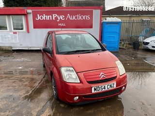 Location: Hull - 2005 CITROEN C2 SX 3 Door Hatchback REG: MD54CNZ, Keys: No, MOT Expiry date: 23/07/2024, 1124 Petrol, 5 Speed Manual Petrol, Former Keepers: 6