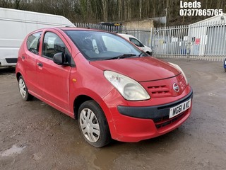 Location: Leeds - 2012 NISSAN PIXO VISIA 5 Door Hatchback REG: NG61AVC, Keys: No, MOT Expiry date: 12-11-2024, 996 Petrol, 5 Speed Manual Petrol, Former Keepers: 3
