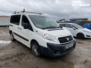 Location: Leeds - 2010 FIAT SCUDO COMF 90 M-JET SWB Panel Van REG: WX60HCV, Keys: No, MOT Expiry date: 30-08-2025, 1560 Diesel, 5 Speed Manual Diesel, Former Keepers: 4
