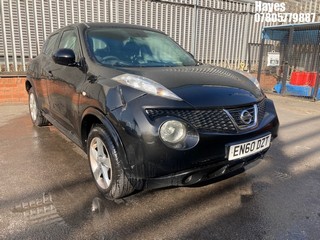 Location: HAYES / HEATHROW - 2011 NISSAN JUKE VISIA 5 Door Hatchback REG: EN60DZT, 1598cc Petrol, 5 Speed Manual Petrol, Former Keepers: 6, Keys: No, MOT: Expiry date05/03/2026