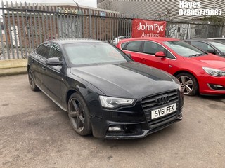 Location: Hayes - 2012 AUDI A5 S LINE TFSI QUATTRO AU 5 Door Hatchback REG: SV61FEK, Keys: No, MOT Expiry date: 07/05/2025, 1984 Petrol, 7 Speed Auto Petrol, Former Keepers: 6