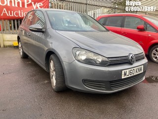 Location: Hayes - 2010 VOLKSWAGEN GOLF MATCH TDI DSG 5 Door Hatchback REG: MJ60KNM, Keys: No, MOT Expiry date: 04/04/2026, 1598 Diesel, 7 Speed S-Auto Diesel, Former Keepers: 5
